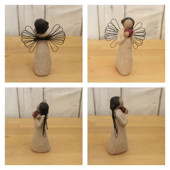 Vintage Willow Tree Figurine with Heart/Angel of the Heart - Picture 2 of 2